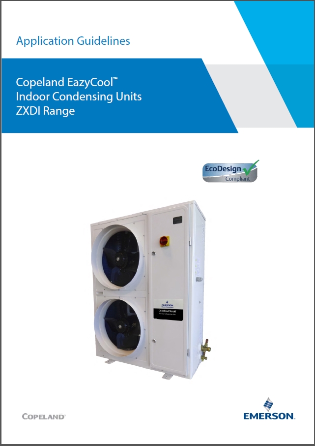 Холодильные агрегаты Copeland EazyCool для установки в помещениях (Инструкция по эксплуатации)